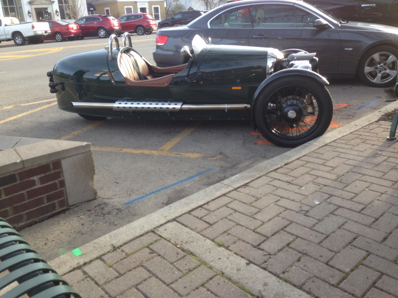 Illustration for article titled Morgan 3 Wheeler in the wild!